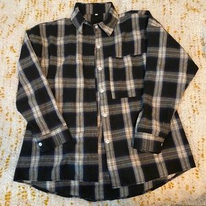 Plaid Oversized Shirt